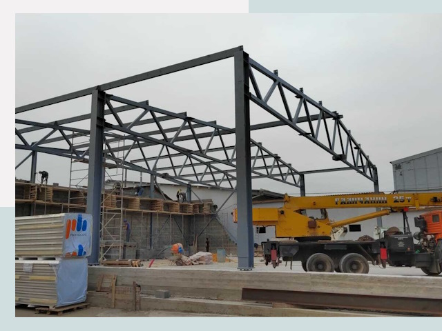 Строительство цехов в Елизове