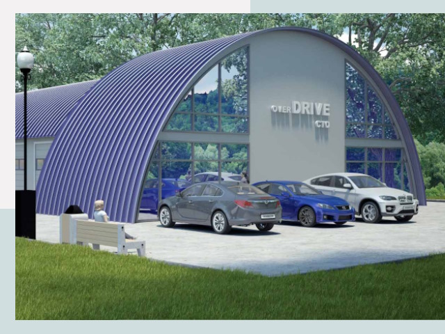 Монтаж ангаров и металлоконструкций от 608 руб.