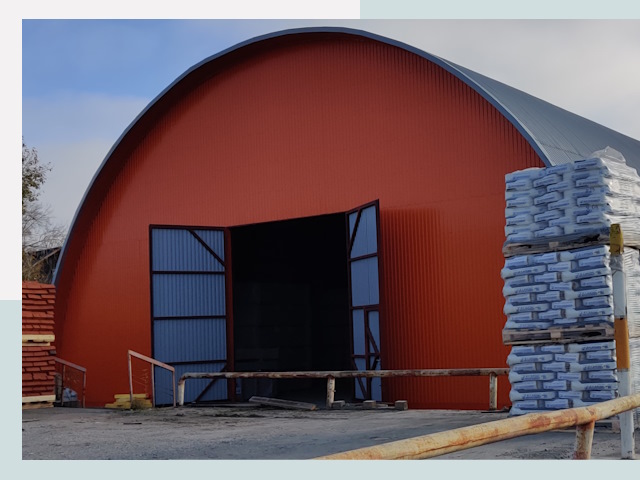 Полукруглые ангары по цене от 608 руб. в Елизово