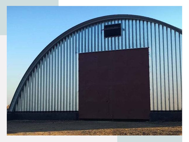 Бескаркасные ангары в Елизове