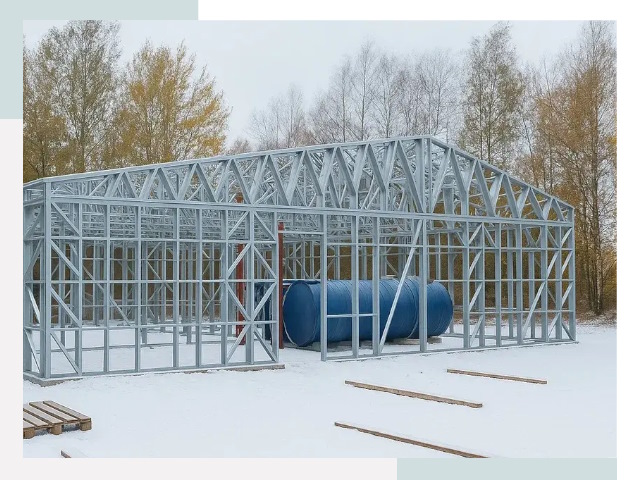 Металлические ангары в Елизове