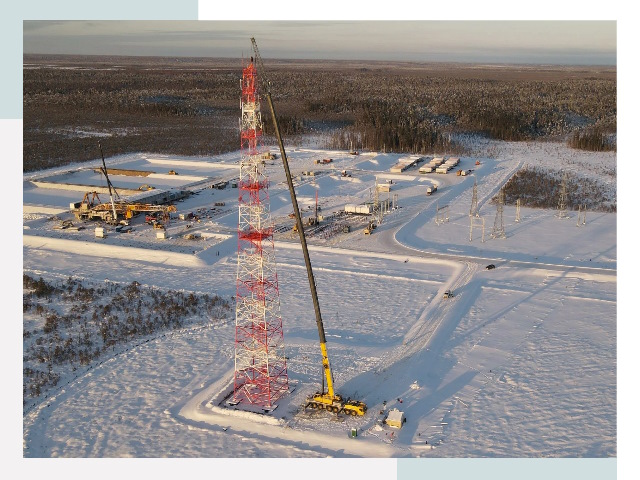 Мачты связи в Елизове