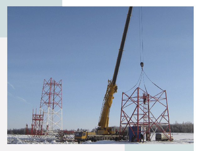 Монтаж вышек связи в Елизове