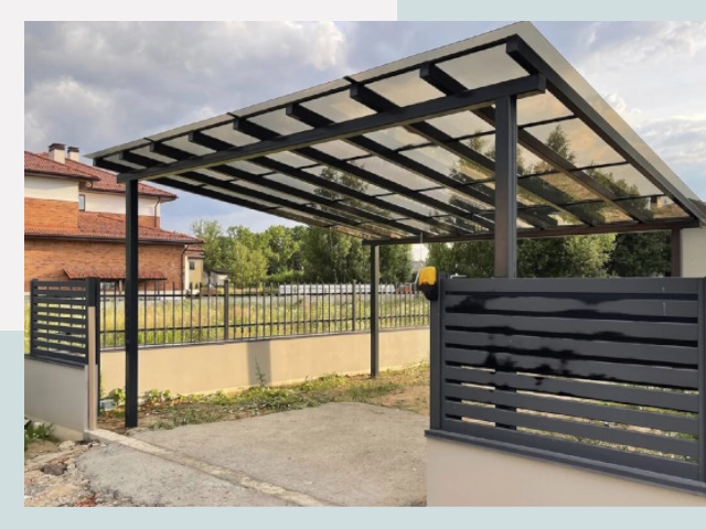 Металлические навесы в Елизово от 608 руб. за м²