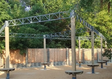 Терраса из металлоконструкций под ключ, проектирование, изготовление и монтаж от СтальСтрой-Лзв